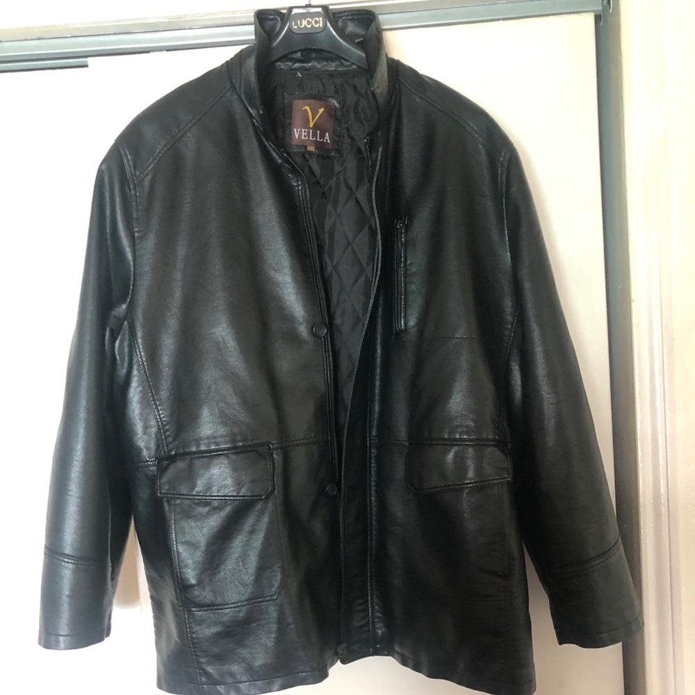 Men’s leather coat